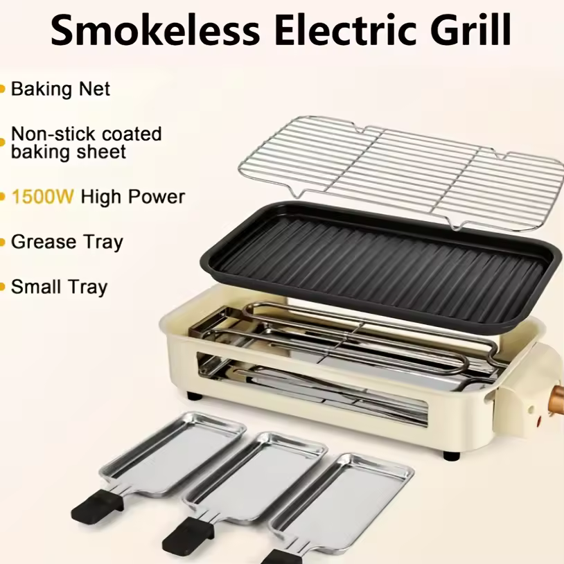 Smokeless indoor electric grill, tabletop - Image 2